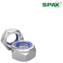 Écrou autobloquant M5 – Boîte de 50 unités – Zinc plaqué – Quincaillerie – FADIX