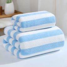 Serviette de bain absorbante pour adulte, serviette de douche, enveloppement corporel, poils du visage, grande serviette de plage 75 cm x 35 cm,