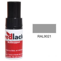 Redlack - Bote pintura retoque Negro Nato Camuflaje Alquitrán ral 9021 Satinado multisoporte