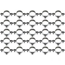 RAM - Boîte plastique de 25 colliers simple métallique pour tube Ø55