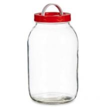 Tarro Bote Vidrio Asa 3 Litros Vivalto