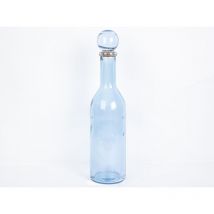 Botella Vidrio Reciclado Azul 261126