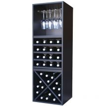 Botellero Merlot 32 botellas y copero