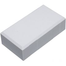 Boîtier avec fiche secteur tru components eso 1250 125 x 67 x 50 Polycarbonate, abs gris clair 1 pc(s)