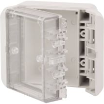 Boîtier d'extérieur Bopla Bocube b 080805 PC-V0-G-7035 96021115 gris clair (ral 7035) 80 x 89 x 47 Polycarbonate V0 1 p