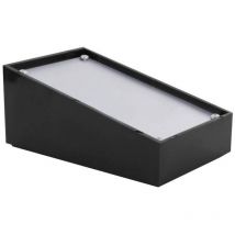 Boîtier pupitre Teko 102.9 plastique, aluminium noir, argent (l x l x h) 109 x 70 x 50 mm 1 pc(s)
