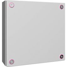 Rittal - Kx 1511.000 Coffret D'Installation, Boîtier Mural 400 X 400 X 120 Tôle D'Acier Gris Clair 1 Pc(s) A370052