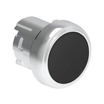 Botón de impulso Lovato Platinum 22 mm Shaved Black LPSB102