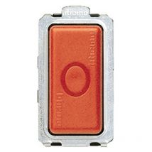 Bticino - 1P nc pulsador para mandos a distancia parada 1 contacto no 16A 5017