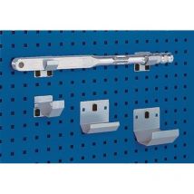 2 Stück Rohrhalter mit breiter Grundplatte - 100 x 100mm