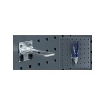 5 Stück U-Halter mit breiter Grundplatte - BreitexTiefexD 80x20x6mm