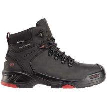 Baak - Botte de sécurité Bailey taille 45 noir/rouge S3 src hro wr en iso 20345 cuir bovin