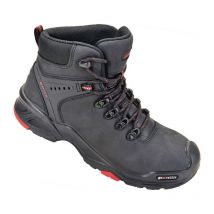 Baak - Botte de sécurité Brooklyn taille 41 noir/rouge S3 src hro en iso 20345 cuir bov