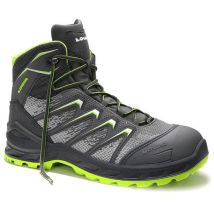 Bottes De Sécurité Elten Larrox Work Gtx Grey Mid Taille 44 Gris / Vert - 5464-44