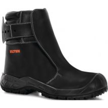 Elten Gmbh - Bottes de fonderie Calvin taille 41 cuir noir S3 src hro HI1 Fe Al en iso 20349 elten