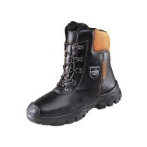 Bottes de forêt LUPRIFLEX – Taille 42 – Cuir pleine fleur – S3 – Noir Orange