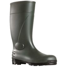 Botte De Sécurité Baudou Optimat S5 Sra Pvc - Taille 39 Vert, Coque Acier 200 J
