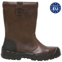 Bottes de sécurité Baudou – Cuir S3 imperméable – Doublure laine écologique – Norme EN ISO 20345 SRC – Pointure 39 à 47