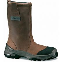 Bottes de sécurité non fourrées cuir Pull-up buran ci src marron P47 Lemaitre securite - BURAS30BF-47