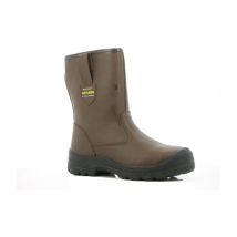 Bottillons de sécurité en cuir fourrés Safety Jogger Couleur Marron - Pointure chaussures 41