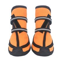 Bottes de sport pour chiens (orange 10.6x7.2 cm)