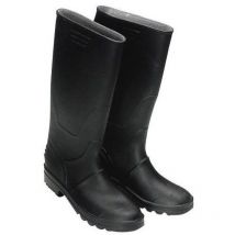 Bottes Hautes en Caoutchouc Noir No 42 (Paire)