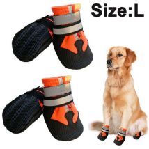 Bottes pour chiens pour chiens Bottines pour chiens antidérapantes et imperméables pour l'extérieur, bottes pour chiens