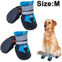 Bottes Pour Chiens Pour Chiens Chaussons Pour Chiens Antidérapants Et Imperméables Pour L'Extérieur, Chaussures Pour Chiens De Taille Moyenne À
