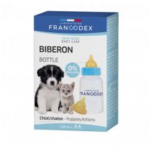 Biberon con 2 tettarelle per cane e gatto