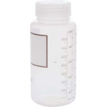 Azlon - Bottle Round, Pp, Wide Neck 500ML Graduated (Pk-10)