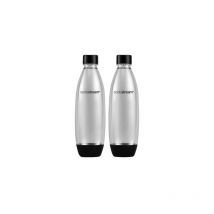 Bottles Sodastream Fuse Black (suited for Sodastream sparkling water makers), 2 x 1 l