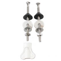 Euroshowers - Bottom Fix Toilet Seat Non-Slip Fittings 65mm Replacement Parts