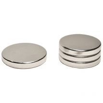 Bottone magnetico MM.20X3 nik. Prezzo per 1 pezzo.