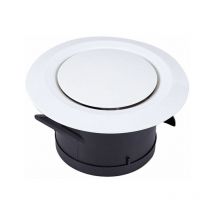 Bouche d'extraction et d'insufflation d'air Ø100, SL.GT 3 griffes articulées - Grille de ventilation plastique ronde orientable - Ventilation par