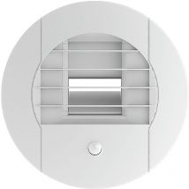 bouche hygroréglable - 15 à 45 m3/h - alizé - 80 mm - détection - unelvent 854036