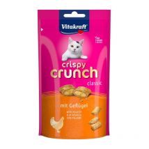 Crispy Crunch Cœur Poulet Friandise pour Chat 60 g (4008239288141) - Vitakraft