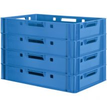 Kingpower - Boucher Caisse Viande Caisse Eurofleischkiste Bleu Caisse Empilement Plastique E1
