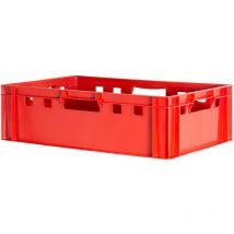 Boucher Caisse Viande Caisse Eurofleischkiste Rouge Caisse Empilement Plastique E2 Kingpower