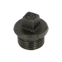 Bouchon fonte noir Mâle 1/2