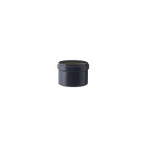 Bouchon Aveugle D'Évacuation Des Condensats Pour Poêles À Granulés Noir Mat 1,2mm - Ø 10cm