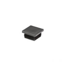 Bouchon carré 40X40 Epaisseur Tube 1.5A2.5 Polyethylène noir-1 piece