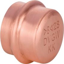 IBP – Bouchon en cuivre à sertir Femelle Ø42 mm – Fixation raccord, Filetage plomberie, Genre raccord 2, Forme du raccord, Matières