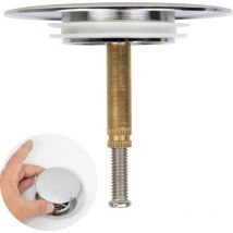 Bouchon de baignoire à double joint ø 72 mm, réglable en hauteur, bouchon de baignoire universel,de Debuns