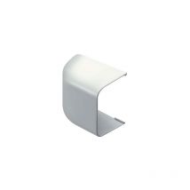Bouchon de finition esthétique pour fin de goulotte 65 x 50 mm - blanc - First Plast