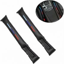 Bouchon de Siège de Voiture, 2 pièces Siège de Voiture Gap Filler Pad, Les Remplisseurs Despace De Siège De Voiture pour bmw (Noir)