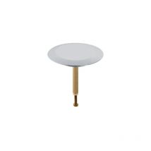 Clapet de vidage baignoire, diamètre 70 mm, chromé brillant