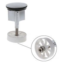 Bouchon de vidange escamotable pour lavabo de baignoire