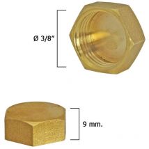 CIS - Bouchon aveugle femelle en laiton 3/8'