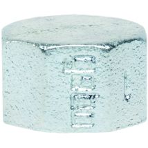 Gebo – Bouchon femelle hexagonal acier galvanisé 15x21 mm – Fixation raccord, Filetage plomberie, Forme du raccord, Largeur