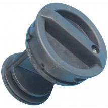 Bouchon / filtre de vidange (91940540) Lave-linge hoover Candy brandt, rosieres, vedette, iberna, otsein